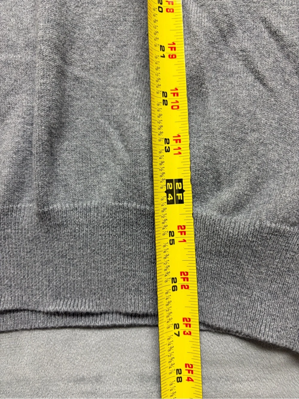 J Crew Sweater Mens XL Gray Cotton Cashmere Crewneck Knit Pullover Preppy